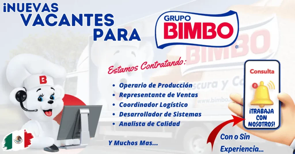 Descubre Tu Futuro con Bimbo: 🍞¡Únete a Nuestra Familia Laboral!